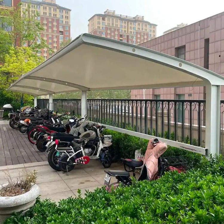 五寨县膜结构电动车棚